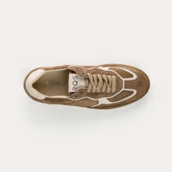 BASKETS ATHENA CUIR VELOURS