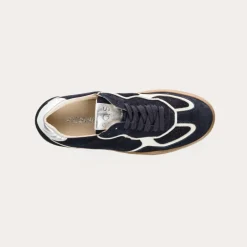 BASKETS ATHENA CUIR VELOURS