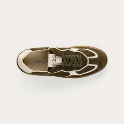 BASKETS ATHENA CUIR VELOURS