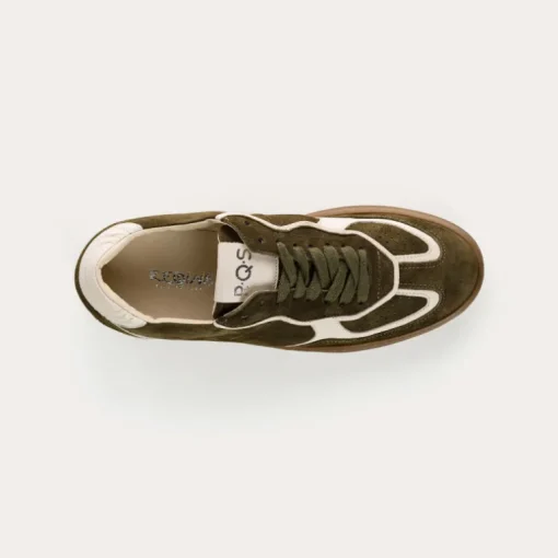 BASKETS ATHENA CUIR VELOURS