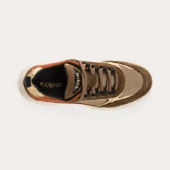 BASKETS FOSTER CUIR