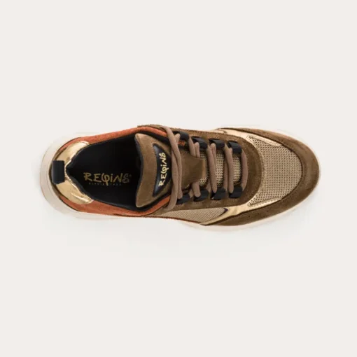 BASKETS FOSTER CUIR