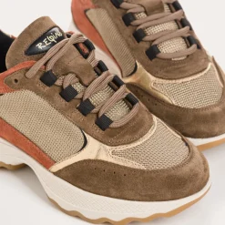 BASKETS FOSTER CUIR