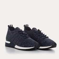 BASKETS INES CROCHET LAME