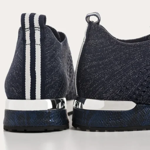 BASKETS INES CROCHET LAME