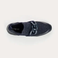 BASKETS IROKO CROCHET LAME