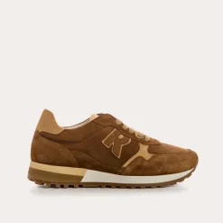 BASKETS MANIA CUIR VELOURS