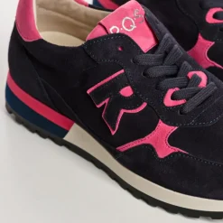 BASKETS MANIA CUIR VELOURS