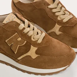 BASKETS MANIA CUIR VELOURS