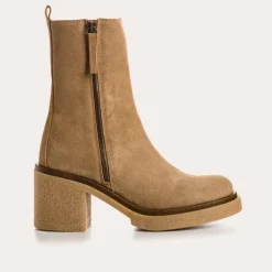 BOOTS A TALONS FALLON CUIR VELOURS