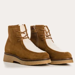 BOOTS ARUBA CUIR VELOURS/TEDDY