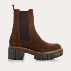 BOOTS BASEA CUIR VELOURS