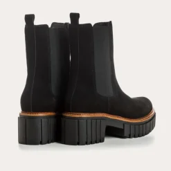 BOOTS BASEA CUIR VELOURS