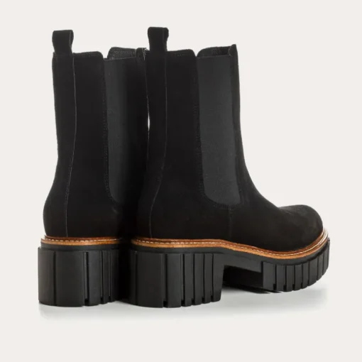 BOOTS BASEA CUIR VELOURS