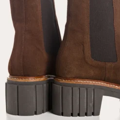 BOOTS BASEA CUIR VELOURS