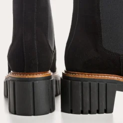 BOOTS BASEA CUIR VELOURS