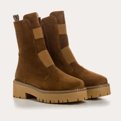 BOOTS DAFNE CUIR VELOURS