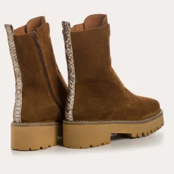 BOOTS DAFNE CUIR VELOURS