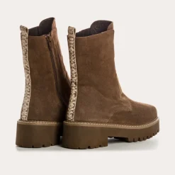 BOOTS DAFNE CUIR VELOURS