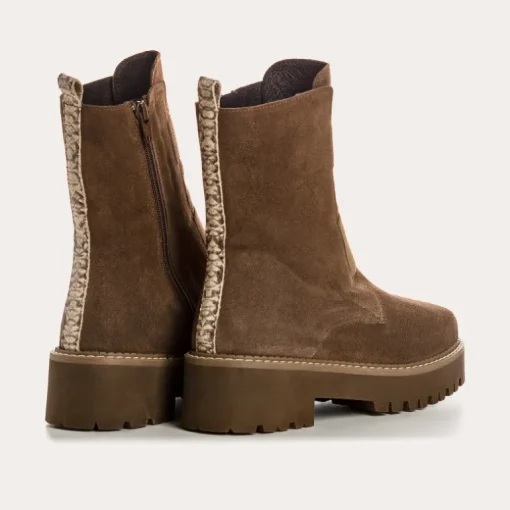 BOOTS DAFNE CUIR VELOURS