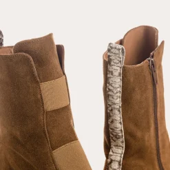 BOOTS DAFNE CUIR VELOURS