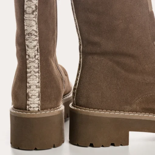 BOOTS DAFNE CUIR VELOURS
