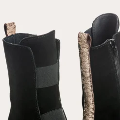 BOOTS DAFNE CUIR VELOURS
