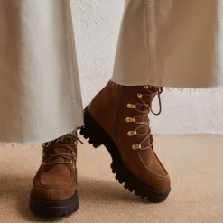 BOOTS DEVON CUIR VELOURS