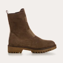 BOOTS DUSKY CUIR VELOURS