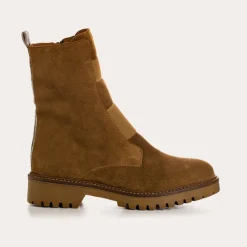BOOTS DUSKY CUIR VELOURS