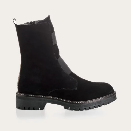 BOOTS DUSKY CUIR VELOURS