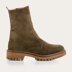 BOOTS DUSKY CUIR VELOURS