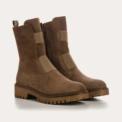 BOOTS DUSKY CUIR VELOURS