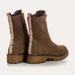 BOOTS DUSKY CUIR VELOURS
