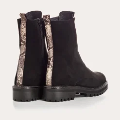 BOOTS DUSKY CUIR VELOURS