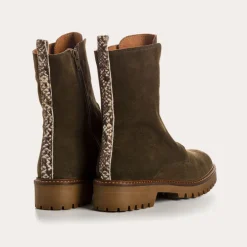 BOOTS DUSKY CUIR VELOURS