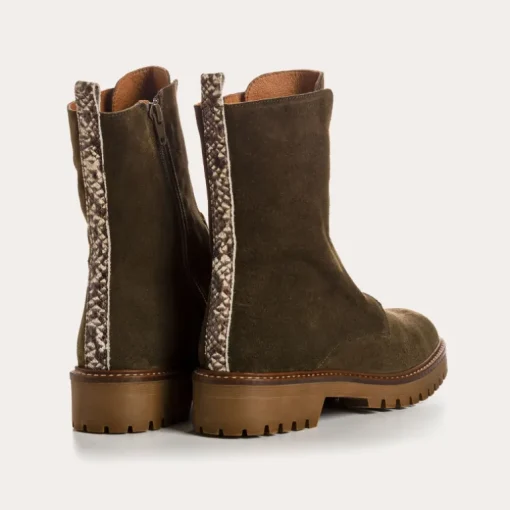 BOOTS DUSKY CUIR VELOURS