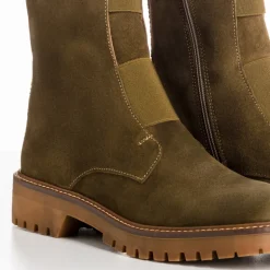 BOOTS DUSKY CUIR VELOURS
