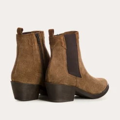 BOOTS ELIOTH CUIR VELOURS