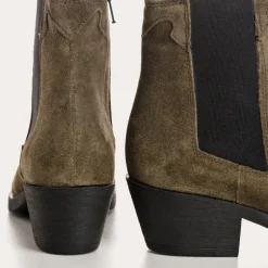 BOOTS ELIOTH CUIR VELOURS