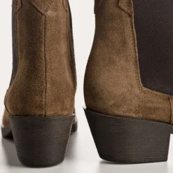 BOOTS ELIOTH CUIR VELOURS