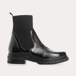 BOOTS EVALINA CUIR VERNIS