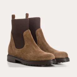 BOOTS EVELYN CUIR VELOURS