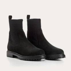 BOOTS EVELYN CUIR VELOURS