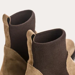 BOOTS EVELYN CUIR VELOURS