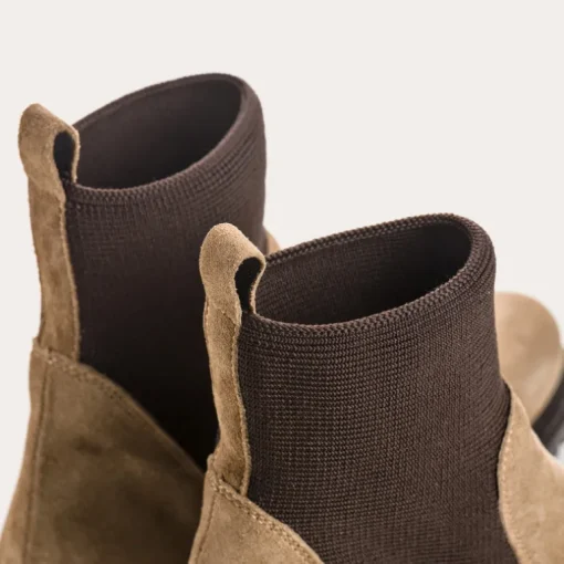 BOOTS EVELYN CUIR VELOURS