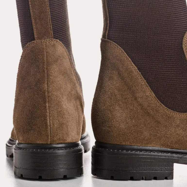 BOOTS EVELYN CUIR VELOURS