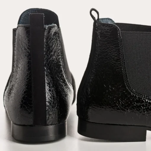 BOOTS LIZETTE CUIR VELOURS/V GRAINE