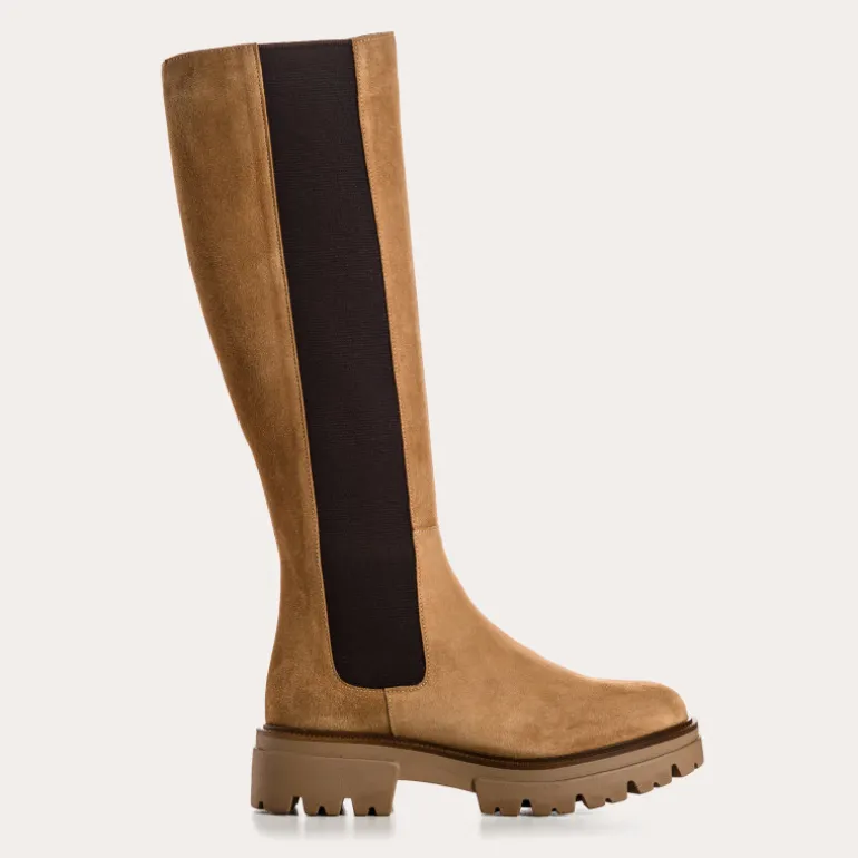 BOTTES DEXTER CUIR VELOURS