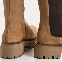 BOTTES DEXTER CUIR VELOURS